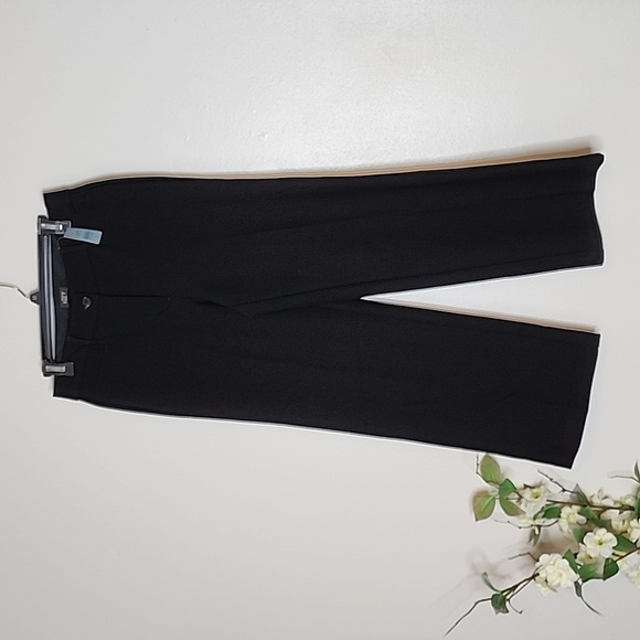 NEW LOFT High Waist Trouser Black Seasonless Classic Straight Wide Leg Preppy - Picture 4 of 16